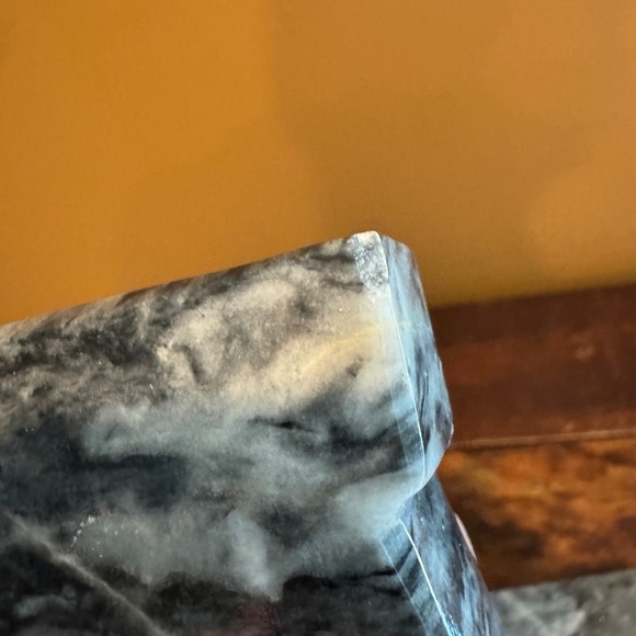 Carved Black and Grey Onyx Stone‎ Aztec Tiki Heavy Bookends - Picture 3 of 11